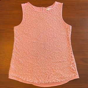 Pink Lace Loft Tank